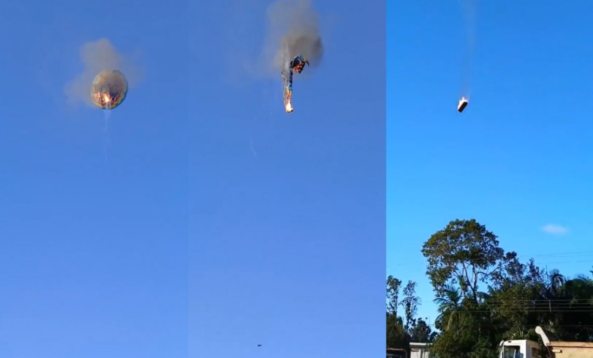 Tragedia aérea en Brasil ocho fallecidos y varios desaparecido en un accidente de globo aerostático