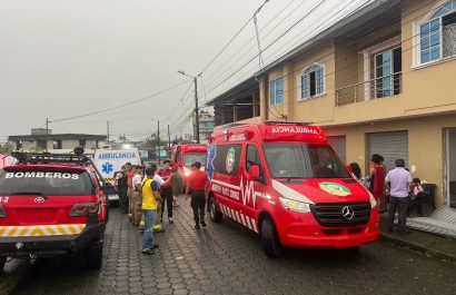 Tres mujeres están gravemente heridas tras explosión de tanque de gas en la cooperativa Santa Martha, en Santo Domingo de los Tsáchilas