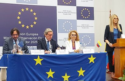 UE ratifica transparencia en elecciones de Ecuador y descarta fraude con 'tinta transferible'