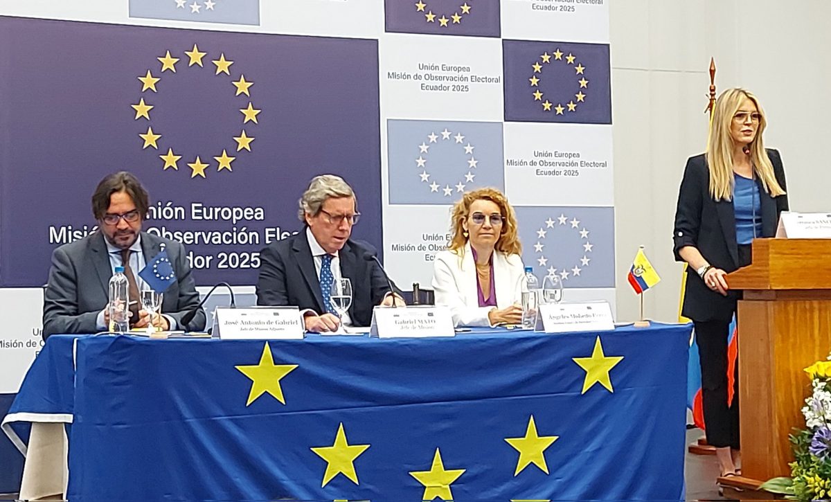 UE ratifica transparencia en elecciones de Ecuador y descarta fraude con 'tinta transferible'