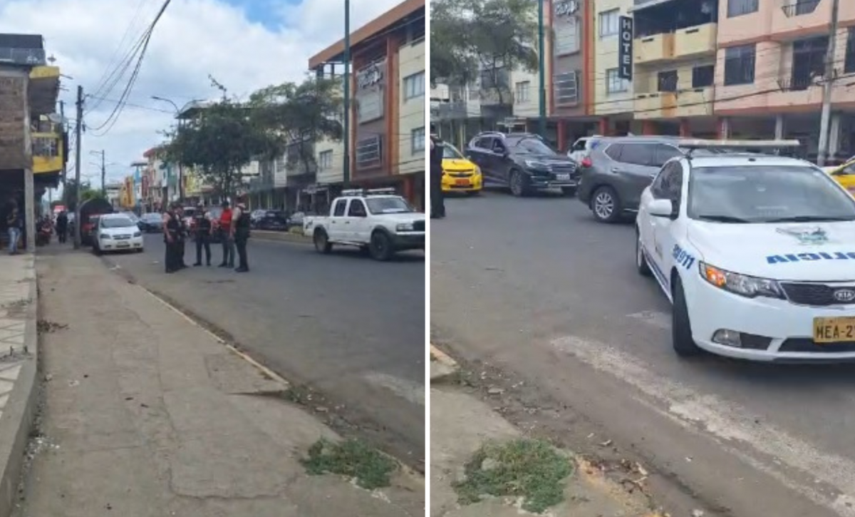 Un agente de tránsito muere tras ser baleado en la avenida 15 de Abril de Portoviejo