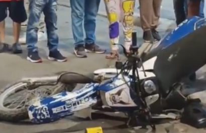 Un agente del Grupo de Operaciones Motorizadas (GOM) de la Policía Nacional, murió producto de un accidente de tránsito.