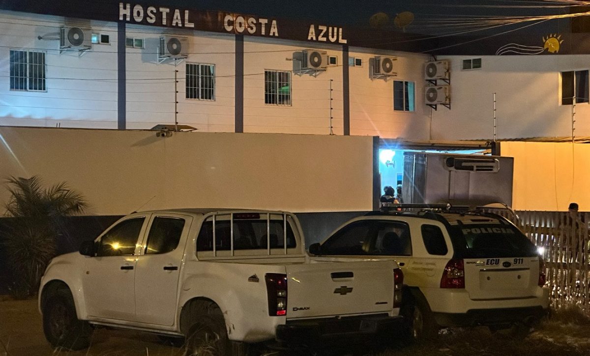 El ataque armado se perpetró dentro de una hostal en la ciudadela Costa Azul de Manta.