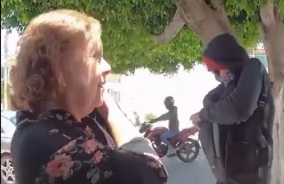 Durante el atraco, el sospechoso se percató que la
