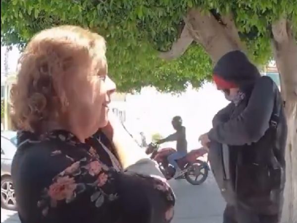 Durante el atraco, el sospechoso se percató que la