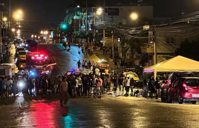 Una balacera se registró en el velorio de Cristian Loor, jefe de inspectores municipales de Santa Elena.