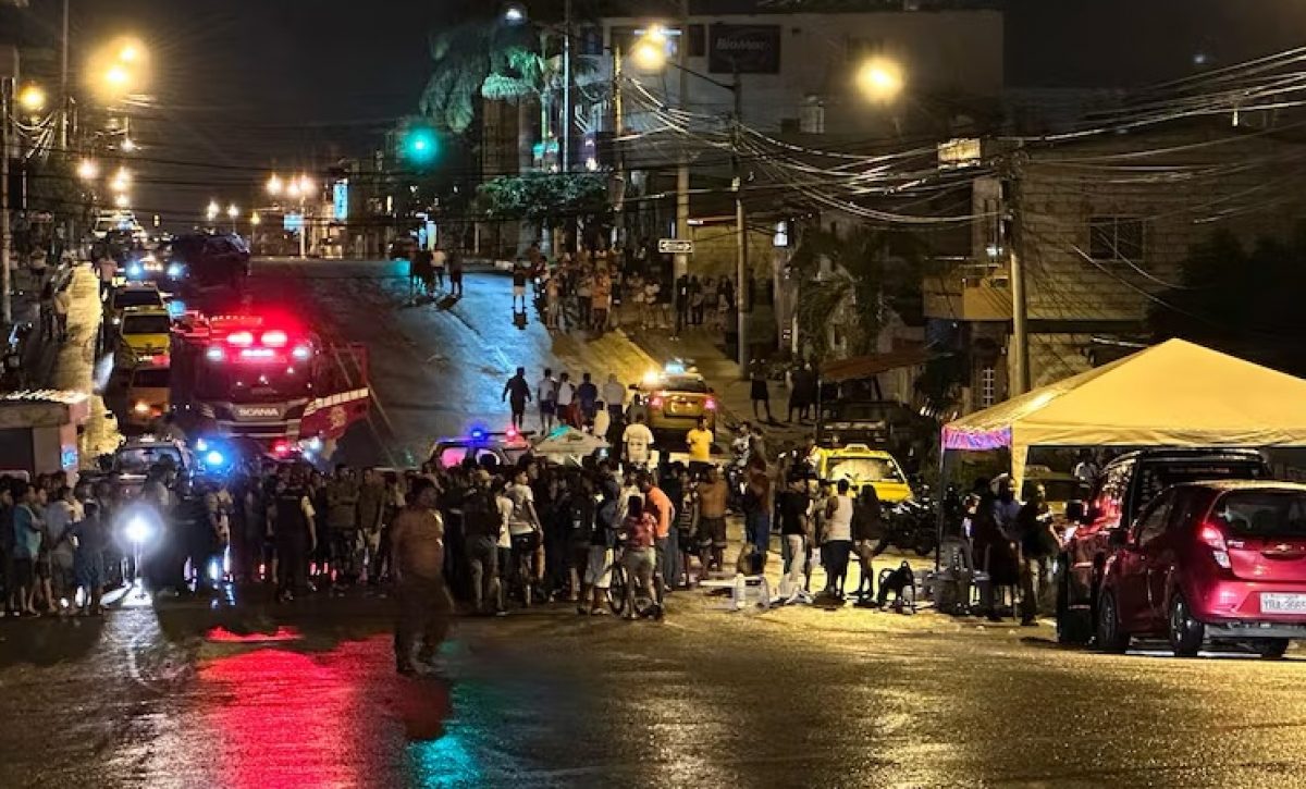 Una balacera se registró en el velorio de Cristian Loor, jefe de inspectores municipales de Santa Elena.
