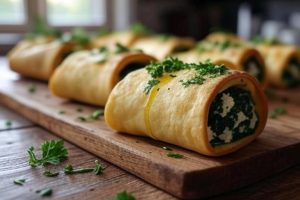 Una delicia vegetariana Paso a paso para elaborar canelones de espinaca, ricotta y espárragos