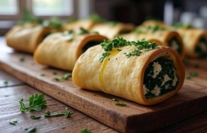 Una delicia vegetariana Paso a paso para elaborar canelones de espinaca, ricotta y espárragos