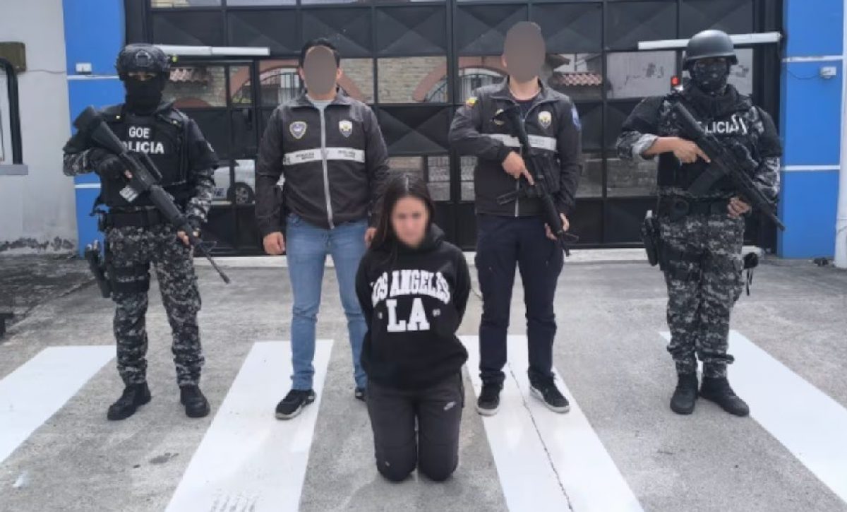 Una extranjera detenida es el resultado de un operativo realizado por la Policía Nacional en el norte de Quito.