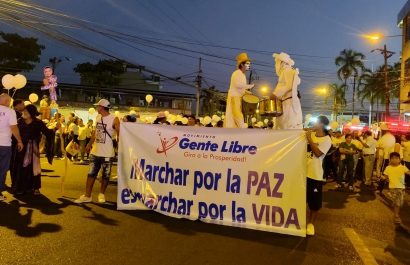 “Unidos por la seguridad” más de 300 personas participaron en la marcha por la paz en Quevedo