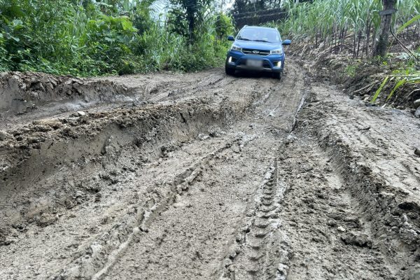 En la vía hacia la comunidad de San Carlos, en Jipijapa, los carros pequeños no pueden circular por el mal estado.