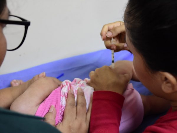 El 8% de la población lo llega a vacunarse. El Ministerio de Salud cuenta con la nueva dosis hexavalente by 28