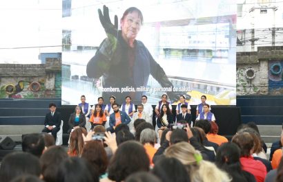 La semana de vacunación en las Américas se realizó en Quito.