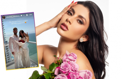 Valentina Mendoza compartió una foto de su pedida de mano.