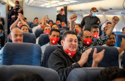 Venezuela recibe a 186 nacionales deportados desde Estados Unidos en el aeropuerto de Maiquetía
