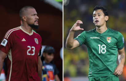 Venezuela y Bolivia se enfrentan por el repechaje en las Eliminatorias Sudamericanas 2026
