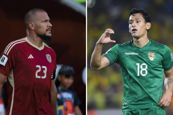 Venezuela y Bolivia se enfrentan por el repechaje en las Eliminatorias Sudamericanas 2026