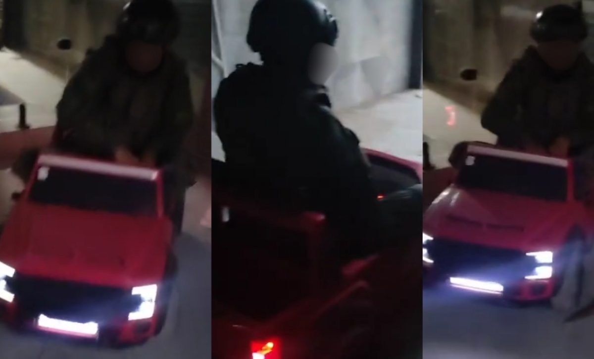 Video: Militares se grabaron jugando en la casa de José Adolfo Macías Villamar, alias "Fito", después de su recaptura. (Redes Sociales).