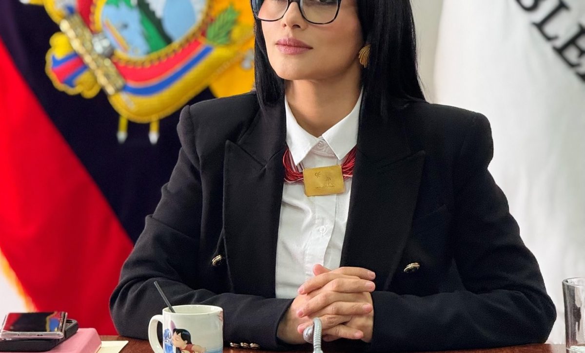 Viviana Veloz, coordinadora de la bancada Revolución Ciudadana (RC). FOTO: vivianavelozec (Instagram).