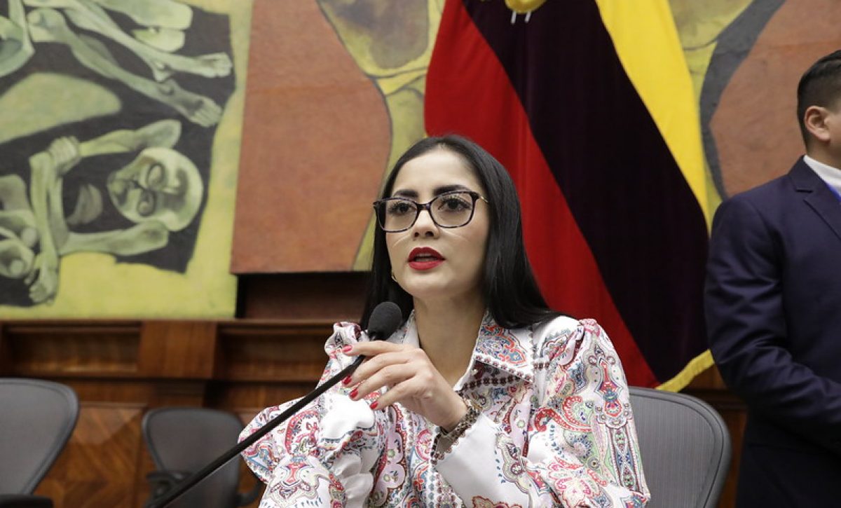 Viviana Veloz deja coordinación de la bancada Revolución Ciudadana; Juan Andrés González asume el cargo