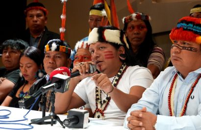 Waorani alzan la voz: “No somos mineros” en defensa del Yasuní