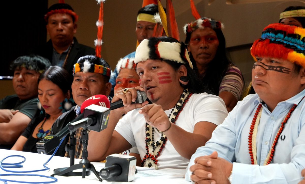 Waorani alzan la voz: “No somos mineros” en defensa del Yasuní