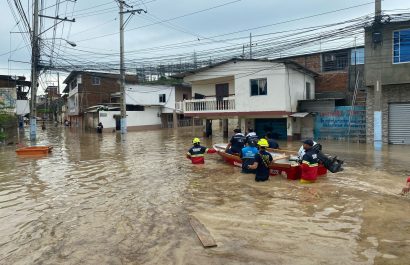 Invierno afecta a 21 mil familias afectadas en Manabí, 9 mil lo han perdido todo
