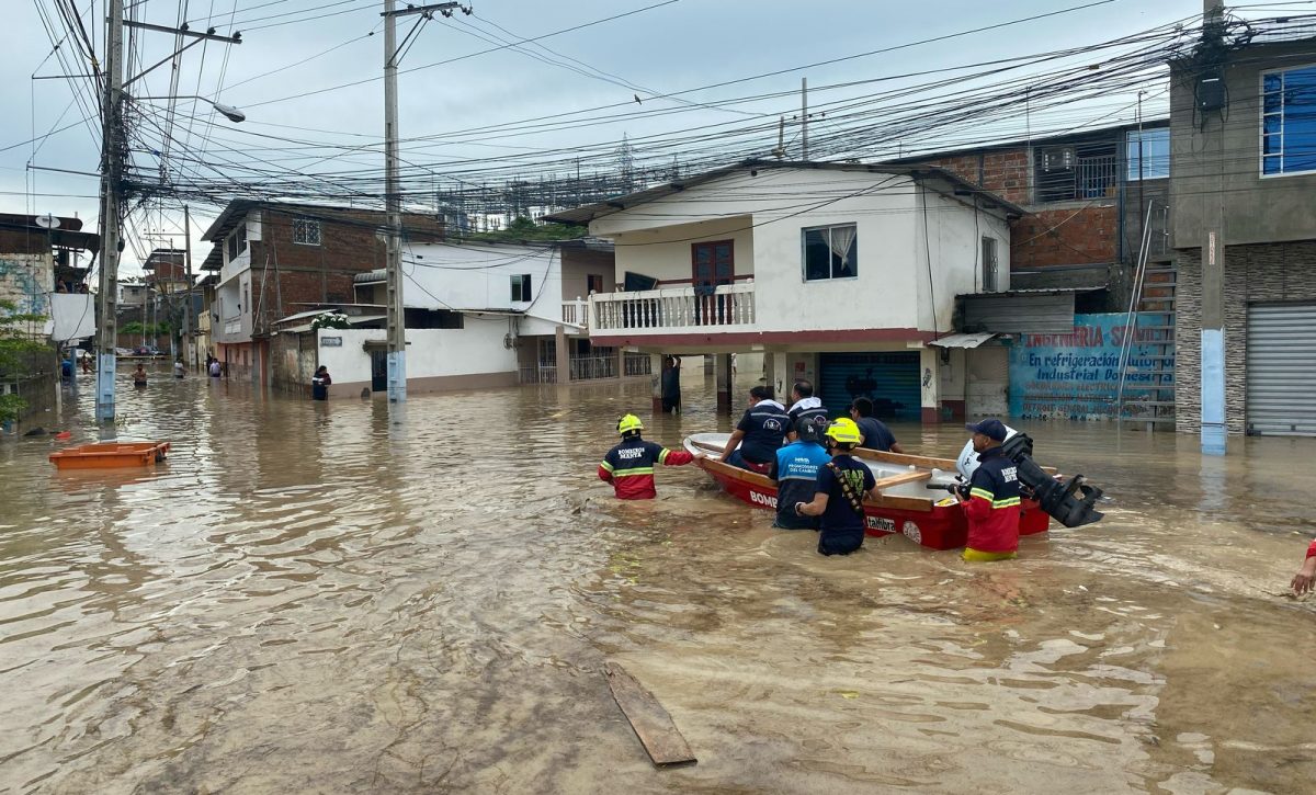 Invierno afecta a 21 mil familias afectadas en Manabí, 9 mil lo han perdido todo