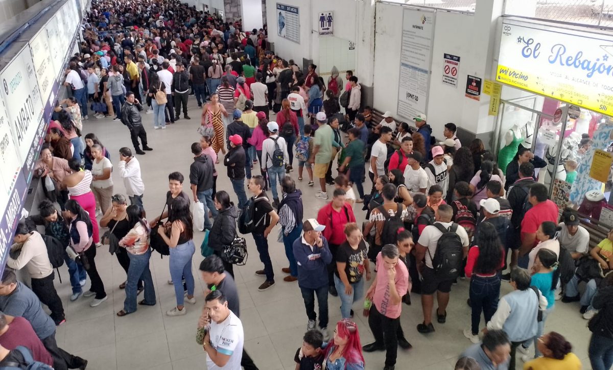 Masiva Movilización en Terminal de Santo Domingo por Elecciones Presidenciales
