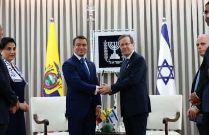 Daniel Noboa en Israel