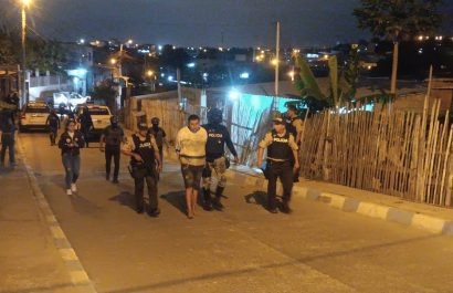 Cinco detenidos en la parroquia Eloy Alfaro de Manta tras enfrentamiento