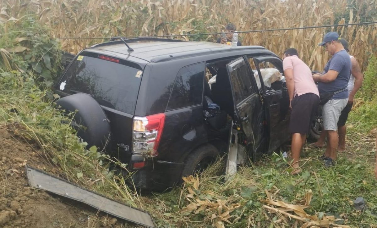 Tragedia en la vía Tosagua-Rocafuerte: un muerto y cinco heridos en choque frontal