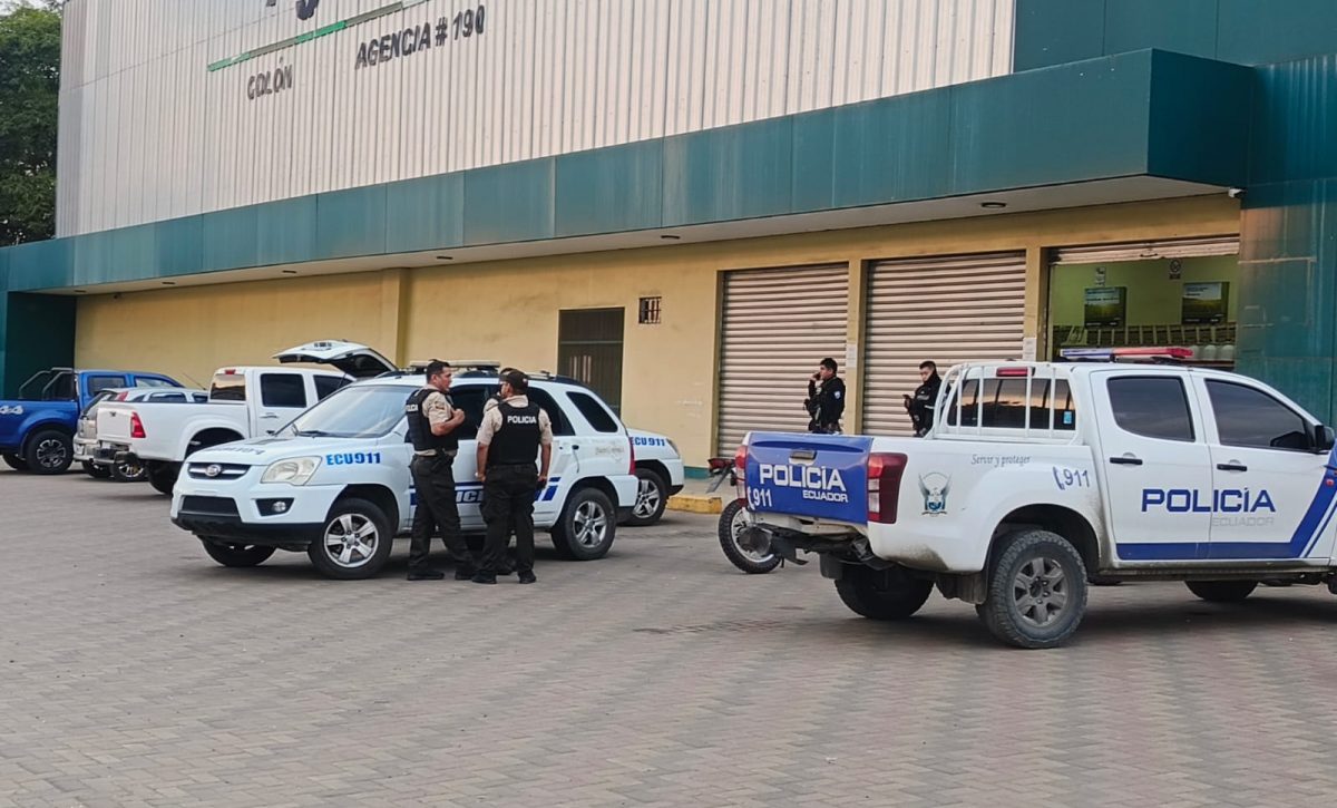 Portoviejo: operativo policial tras balacera en negocio de agroquímicos