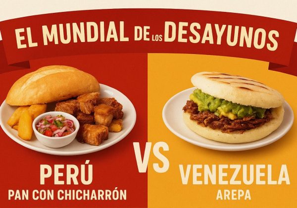 Pan con chicharrón vs. arepa: Perú y Venezuela se disputan la final del Mundial de los Desayunos de Ibai Llanos