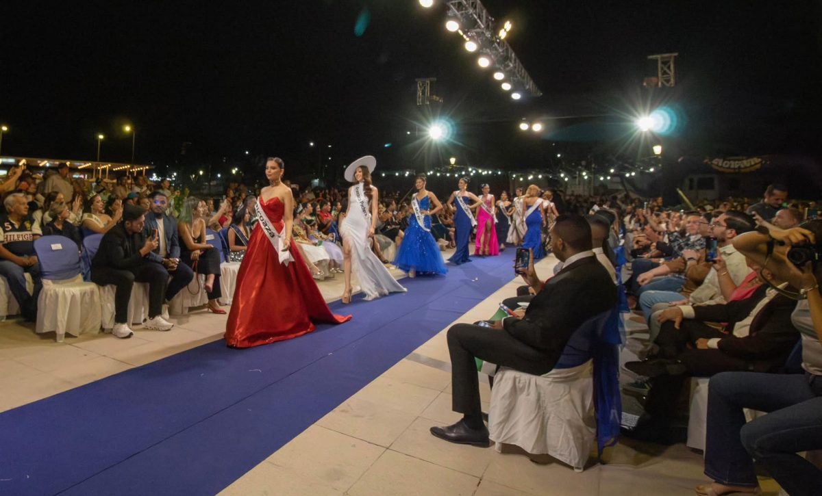 La presentación de candidatas a Reina de Portoviejo. Foto Municipio de Portoviejo