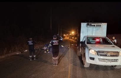 Choque de motocicletas en San Juan de Manta cobra dos vidas.