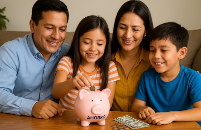 Para hogares con ingresos bajos, la sugerencia mínima es ahorrar al menos el 5 %, mientras que familias con ingresos estables pueden aspirar a un 15 % o incluso más. FOTO: Inteligencia Artificial (IA).