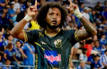 Christian Alemán, jugador del Manta FC.
