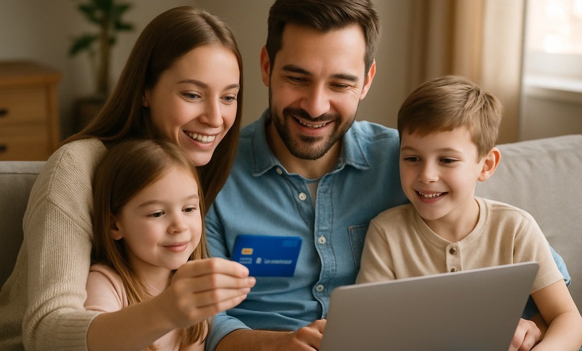 La elección de una tarjeta de crédito debe basarse en los ingresos, hábitos de gasto y necesidades específicas de la familia. FOTO: ChatGPT (Inteligencia Artificial).