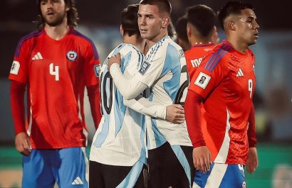 Jugadores de la selección argentina.