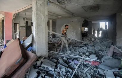 Foto/Europa Press. Los bombardeos sobre la ciudad de Gaza han dejado fallecidos.
