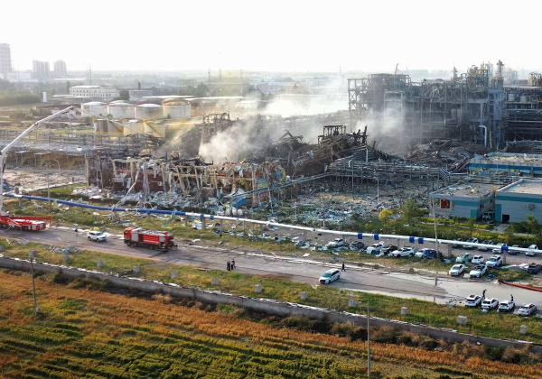 China: explosión en fábrica química en Gaomi causa cinco muertos y varios heridos