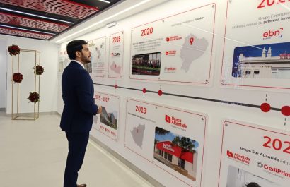 Las nuevas oficinas de Banco Antártida quedan junto al hotel Oro Verde, en Manta.