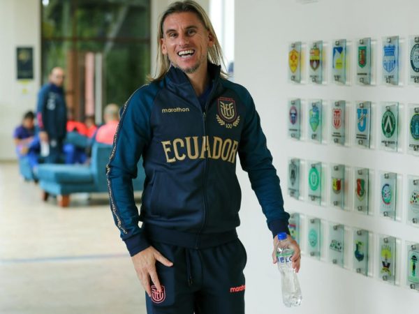 Sebastián Beccacece, entrenador de la selección de Ecuador.