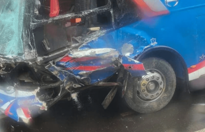Accidente de tránsito en el km 20 de la vía Pifo-Papallacta moviliza a equipos de emergencia