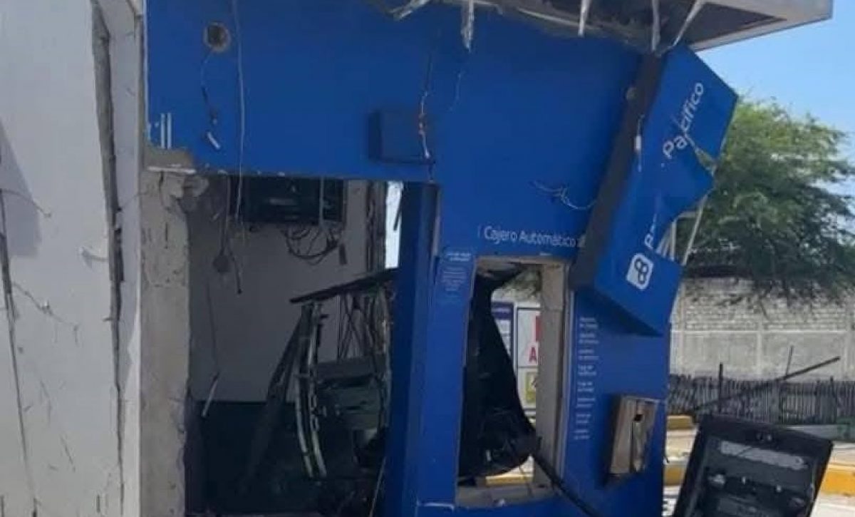 El asalto al cajero automático en Chanduy causó alarma en los habitantes
