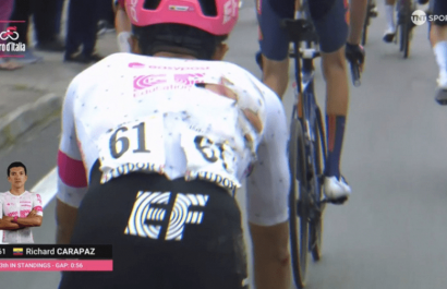 Accidente en la sexta etapa del Giro de Italia deja fuera a Jai Hindley y golpea a Carapaz