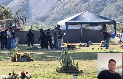 El capitán pesquero José Francisco Fernández Zapata fue asesinado a tiros en el cementerio Jardines del Edén.