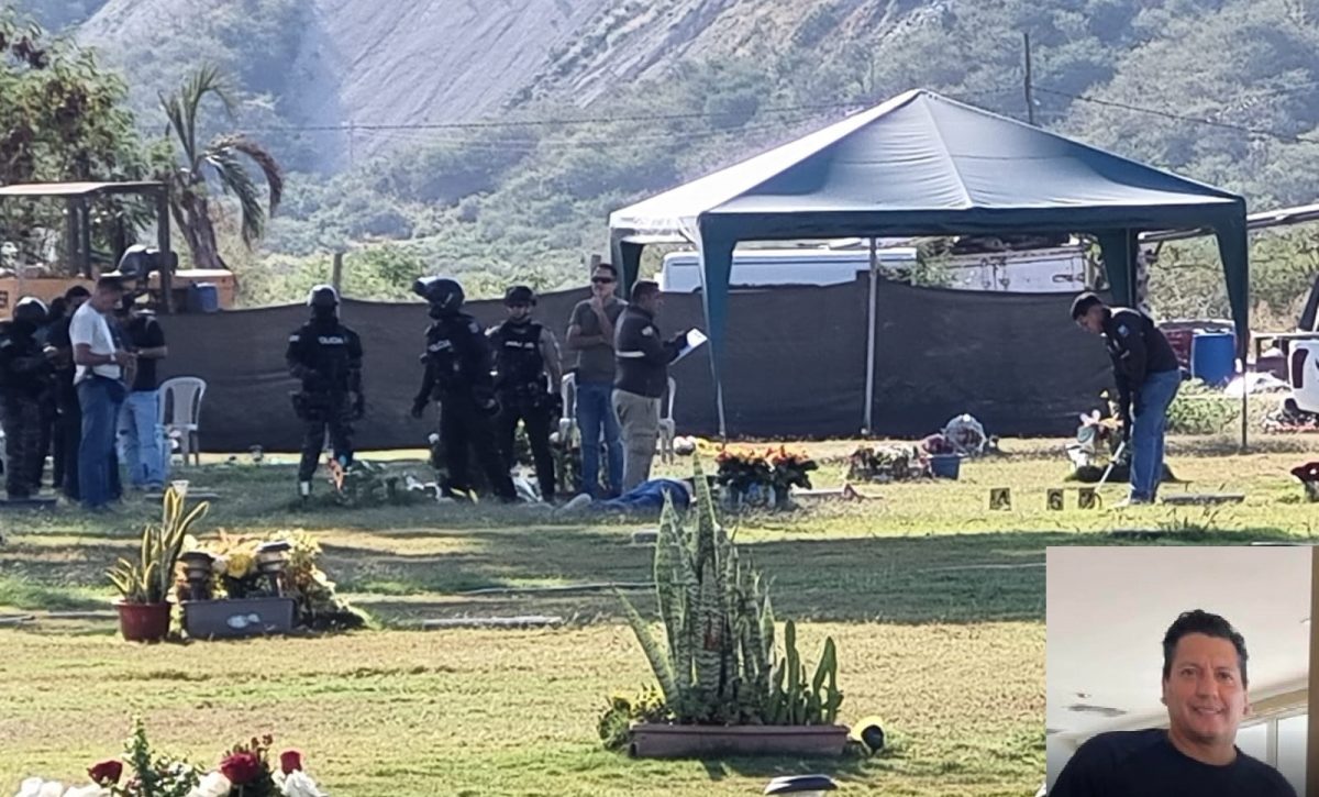 El capitán pesquero José Francisco Fernández Zapata fue asesinado a tiros en el cementerio Jardines del Edén.